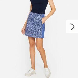 J. McLaughlin Palm Springs in Beatriz Spot purple pattern athletic skort, size S